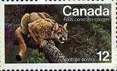 Canada 1977 Endangered Wildlife (1st series - Puma) unmounted mint SG 886, stamps on animals, stamps on puma, stamps on cats