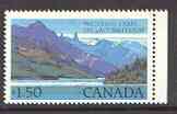 Canada 1982 Waterton lakes $1.50 unmounted mint, SG 884c, stamps on lakes