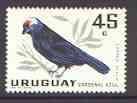 Uruguay 1962 Diademed Tanager 45c unmounted mint, SG 1210*, stamps on , stamps on  stamps on birds, stamps on tanager