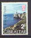 Gibraltar 1970 Europa Point (Lighthouse) unmounted mint with inverted watermark, SG 247a*, stamps on , stamps on  stamps on lighthouses, stamps on europa