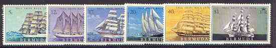 Bermuda 1976 Tall Ships Race set of 6 unmounted mint, SG 361-66*, stamps on , stamps on  stamps on ships