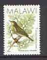 Malawi 1988 Woodland Warbler 2t from birds def set unmounted mint, SG 790*, stamps on birds, stamps on warblers