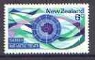 New Zealand 1971 Tenth Anniversary of Antarctic Treaty 6c unmounted mint SG 955, stamps on polar