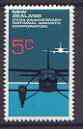 New Zealand 1972 25th Anniversary of National Airways Corp 5c (from Anniversaries set of 5) unmounted mint SG 980, stamps on aviation, stamps on dh, stamps on boeing, stamps on 737