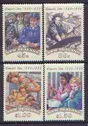 New Zealand 1993 Centenary of Women's Suffrage set of 4 unmounted mint SG 1726-29, stamps on women, stamps on aviation, stamps on tractors, stamps on human rights