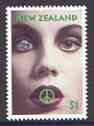 New Zealand 1995 Nuclear Disarmament $1 unmounted mint SG 1924, stamps on nuclear, stamps on peace, stamps on environment