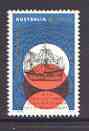 Australia 1966 350th Anniversary of Dirk Hartog's landing in Australia unmounted mint SG 408, stamps on ships