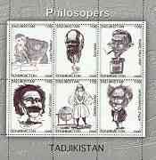 Tadjikistan 2000 Philosophers perf sheetlet containing set of 6 values unmounted mint, stamps on , stamps on  stamps on science, stamps on medical, stamps on personalities, stamps on philosophy, stamps on einstein, stamps on maths, stamps on galileo, stamps on microscopes, stamps on judaica, stamps on  stamps on nobel, stamps on  stamps on chemistry, stamps on  stamps on personalities, stamps on  stamps on einstein, stamps on  stamps on science, stamps on  stamps on physics, stamps on  stamps on nobel, stamps on  stamps on maths, stamps on  stamps on space, stamps on  stamps on judaica, stamps on  stamps on atomics