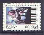 Poland 1994 Death Anniversary of Krzysztof Komeda (jazz musician) unmounted mint SG 3531, stamps on music, stamps on personalities, stamps on jazz, stamps on piano