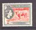British Virgin Islands 1956 Nelthrop Red Poll Bull 2c from QEII def set unmounted mint, SG 151*, stamps on , stamps on  stamps on animals, stamps on bovine, stamps on bull