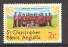 St Kitts-Nevis 1978 Defence Force Band 2c from def set unmounted mint, SG 393*, stamps on , stamps on  stamps on police, stamps on music