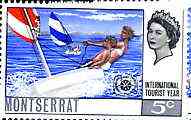 Montserrat 1967 Yachting 5c from Tourist Year set unmounted mint, SG 190*, stamps on yachting, stamps on sailing