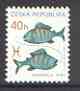 Czech Republic 1998-2001 Signs of the Zodiac - 40h Pisces the Fish unmounted mint SG 207, stamps on , stamps on  stamps on zodiac, stamps on astrology, stamps on fish, stamps on astronomy, stamps on  stamps on zodiacs