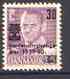 Denmark 1960 World Refugee Year 30ore on 15ore unmounted mint, SG 420*, stamps on refugees, stamps on trees