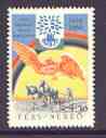 Peru 1960 World Refugee Year set of 2 unmounted mint, SG 840-41*, stamps on , stamps on  stamps on refugees, stamps on  stamps on ploughing, stamps on  stamps on horses, stamps on  stamps on rainbows