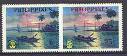 Philippines 1960 World Refugee Year set of 2 unmounted mint, SG 848-49*, stamps on refugees, stamps on tourism