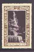 Australia 1938 Bridal Veil (Waterfall) Poster Stamp from Australia's 150th Anniversary set, unmounted mint, stamps on , stamps on  stamps on waterfalls