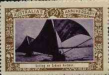 Australia 1938 Sailing on Sydney Harbour Poster Stamp from Australia