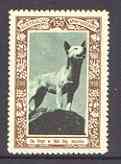 Australia 1938 The Dingo Poster Stamp from Australia's 150th Anniversary set, unmounted mint, stamps on dogs