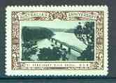 Australia 1938 Hawkesbury River Bridge, Poster Stamp from Australia's 150th Anniversary set, unmounted mint, stamps on civil engineering, stamps on bridges, stamps on rivers