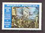 Dominican Republic 1977 Navy Day (Battle of Tortuguero) unmounted mint, SG 1297, stamps on ships, stamps on battles, stamps on arts