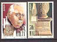 Malta 1994 Europa (Discoveries) set of 2 unmounted mint, SG 958-59*, stamps on , stamps on  stamps on europa, stamps on discovery, stamps on language