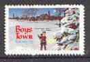 Cinderella - United States 1981 Boys Town, Nebraska fine mint label showing Boys and Christmas Tree*, stamps on cinderellas, stamps on christmas