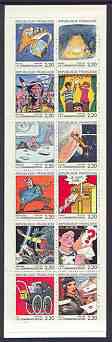 Booklet - France 1988 Communications (Comic Characters) 26f40 Booklet complete and pristine SG CSB10