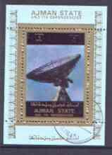 Ajman 1972 History of Space individual perf sheetlet #05 cto used as Mi 2785A, stamps on , stamps on  stamps on space