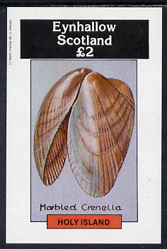 Eynhallow 1982 Shells (Crenella) imperf deluxe sheet (£2 value) unmounted mint, stamps on marine-life     shells