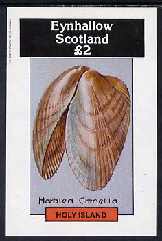 Eynhallow 1982 Shells (Crenella) imperf deluxe sheet (Â£2 value) unmounted mint, stamps on , stamps on  stamps on marine-life     shells