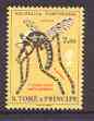 St Thomas & Prince Islands 1962 Malaria Eradication unmounted mint, SG 440, stamps on insects, stamps on medical, stamps on malaria, stamps on diseases