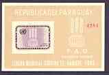 Paraguay 1963 Freedom From Hunger imperf m/sheet unmounted mint, Mi BL 41, stamps on ffh, stamps on food, stamps on agriculture, stamps on , stamps on  ffh , stamps on 