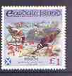 Easdale 1998 19th World Scout Jamboree overprinted in silver on Flora & Fauna definitive \A31 perf (Birds) unmounted mint, stamps on birds, stamps on terns, stamps on goldfinch, stamps on turnstone, stamps on scouts