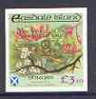 Easdale 1998 19th World Scout Jamboree overprinted in gold on Flora & Fauna definitive \A33.10 imperf (Shrubs) unmounted mint, stamps on flowers, stamps on , stamps on scouts