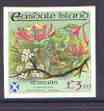 Easdale 1998 19th World Scout Jamboree overprinted in silver on Flora & Fauna definitive A33.10 imperf (Shrubs) unmounted mint, stamps on , stamps on  stamps on flowers, stamps on scouts