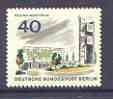 Germany - West Berlin 1965-66 Regina Martyrum Memorial Church 40pf from 'New Berlin' def set unmounted mint, SG  B269, stamps on , stamps on  stamps on buildings, stamps on churches