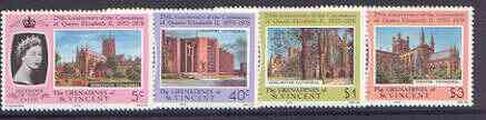 St Vincent - Grenadines 1978 Coronation 25th Anniversary set of 4 unmounted mint, SG 130-33, stamps on , stamps on  stamps on royalty, stamps on coronation