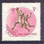 Hungary 1956 Basketball 3fo (from Olympic Games set) unmounted mint SG 1467*, stamps on sport, stamps on basketball, stamps on 