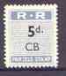 Northern Rhodesia 1951-68 Railway Parcel stamp 5d (small numeral) overprinted CB (Chisamba) corner block of 8 with sheet number, unmounted mint, a rarely offered item, stamps on railways, stamps on cinderella, stamps on  kg6 , stamps on 