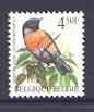 Belgium 1985-90 Birds #1 Stonechat 4f50 unmounted mint, SG 2848a, stamps on birds