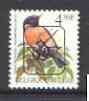 Belgium 1985-90 Birds #1 Stonechat 4f50 unmounted mint with boxed posthorn precancel, SG 2848a, stamps on birds    