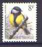 Belgium 1991-95 Birds #2 Great Tit 8f unmounted mint, SG 3081, stamps on , stamps on  stamps on birds    