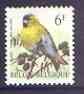 Belgium 1996-99 Birds #3 Siskin 6f unmounted mint, SG 3308, stamps on birds