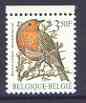 Belgium 1985-90 Birds #1 European Robin 3f50 unmounted mint, SG 2847a, stamps on birds