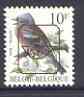 Belgium 1985-90 Birds #1 Chaffinch 10f unmounted mint with boxed posthorn precancel, SG 2854, stamps on birds    