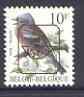 Belgium 1985-90 Birds #1 Chaffinch 10f unmounted mint with boxed posthorn precancel, SG 2854, stamps on birds