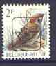 Belgium 1985-90 Birds #1 Tree Sparrow 2f unmounted mint with boxed posthorn precancel, SG 2846, stamps on birds    
