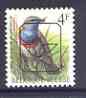 Belgium 1985-90 Birds #1 Bluethroat 4f unmounted mint with boxed posthorn precancel, SG 2848, stamps on birds    