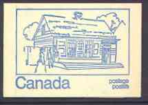 Canada 1972 Post Office of 1816 - 50c blue on cream Mail Transport booklet complete complete with fluorescent bands, mint SG SB79aq, stamps on , stamps on  stamps on postal, stamps on post office